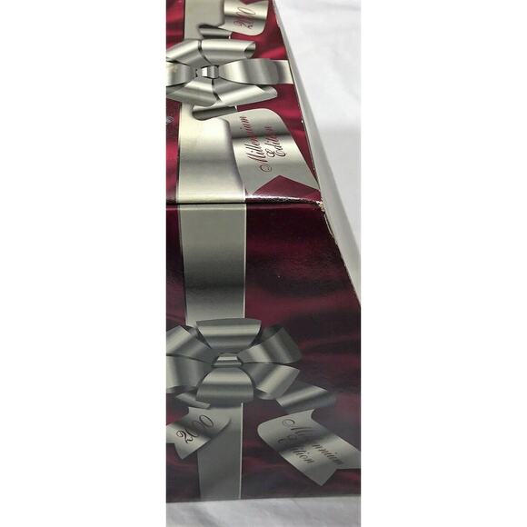 VTG New MILLENNIUM 2000 Dan Dee TEDDY BEAR Black Silver Gold PLUSH 1st Edition - Picture 5 of 6